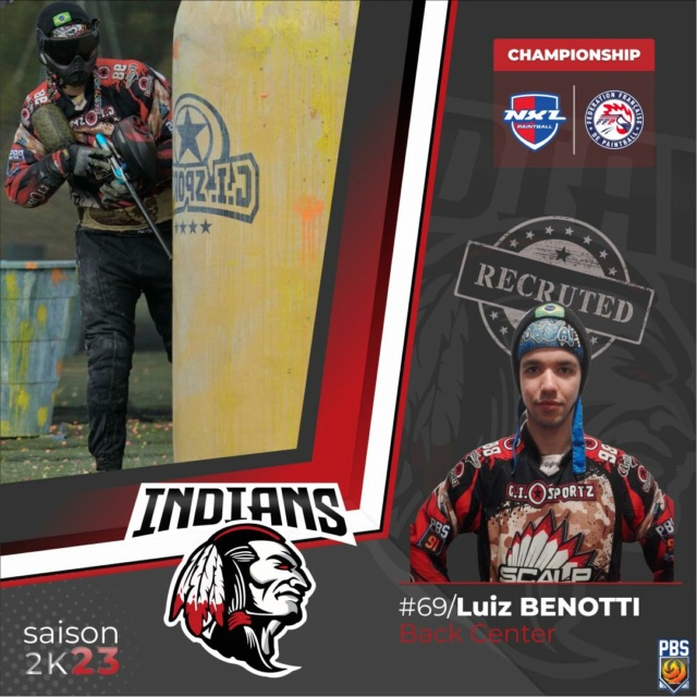 Mercato: Luiz "Cigare" Benotti / Scalp -> Indians (France) 23indi10