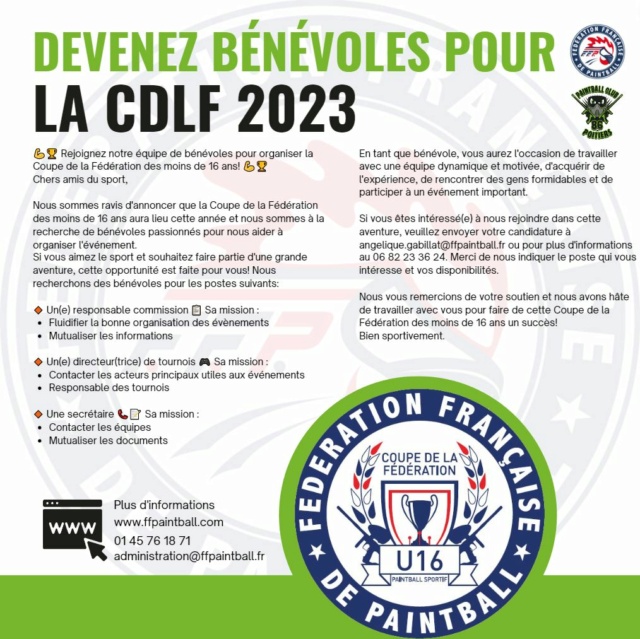 FFP: Coupe de la Fédération u16 cherche bénévoles  (France / 86) Cdlf2310