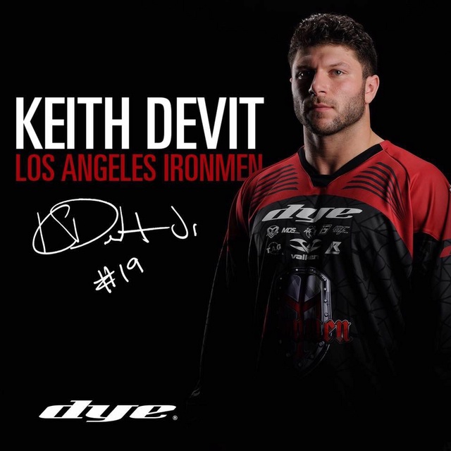 Keith Dewit: Houston Heat -> Los Angeles Ironmen (USA) Keithd10