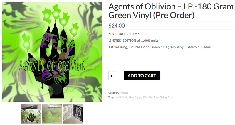 Agents of Oblivion – LP -180 Gram Green Vinyl Agents10