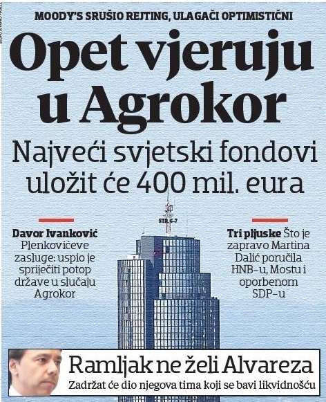 Lešinarski fondovi sve više kruže oko Agrokora Vecern10