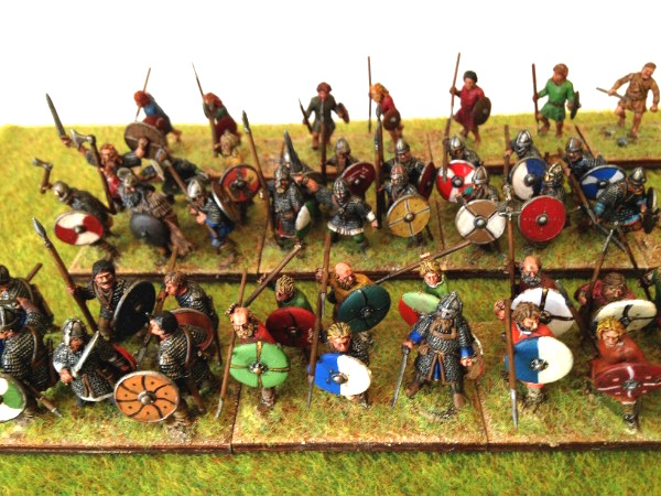 (ADG - HIS) VDS 1/2 armée Vikings / Ages Sombres peinte 28mm 1010