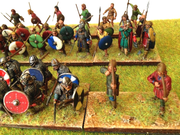 (ADG - HIS) VDS 1/2 armée Vikings / Ages Sombres peinte 28mm 510