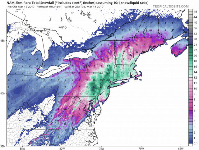 March 14, 2017 Roidzilla 1st Call Snow Map / Synopsis - Page 10 Img_0110