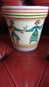 Nice Italian handpainted plant pot - unknown makers mark. Img_2017