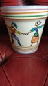 Nice Italian handpainted plant pot - unknown makers mark. Img_2018