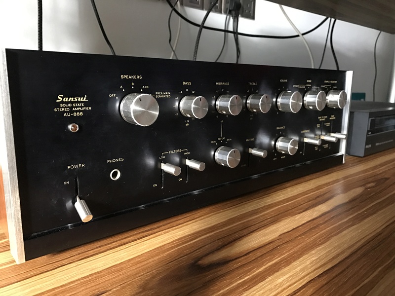 Sold - Sansui AU888 integrated amplifier Img_2310