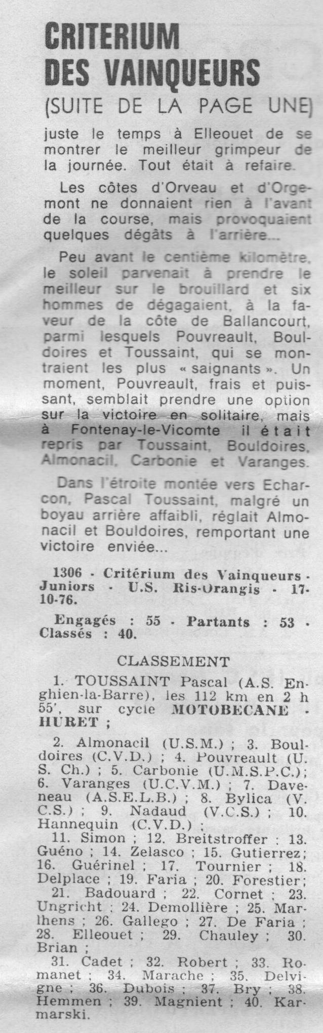 Le passé du vélo en Vrac. - Page 17 Classe13