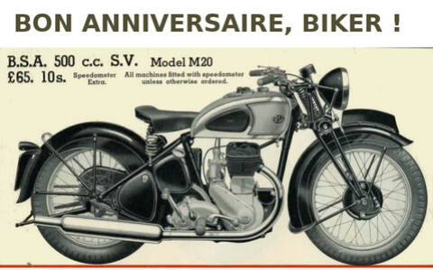 Anniversaire Biker Anniversaire Biker