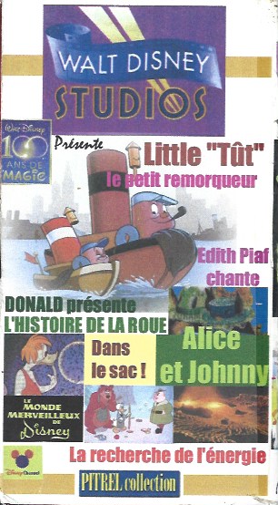 Jaquettes de VHS d'enregistrements d'émissions Disney Little10