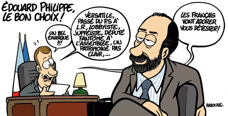 Dessin du jour . Pas obligatoirement culinaire, la cuisinière s'intéresse aussi à l'actualité . 18491511