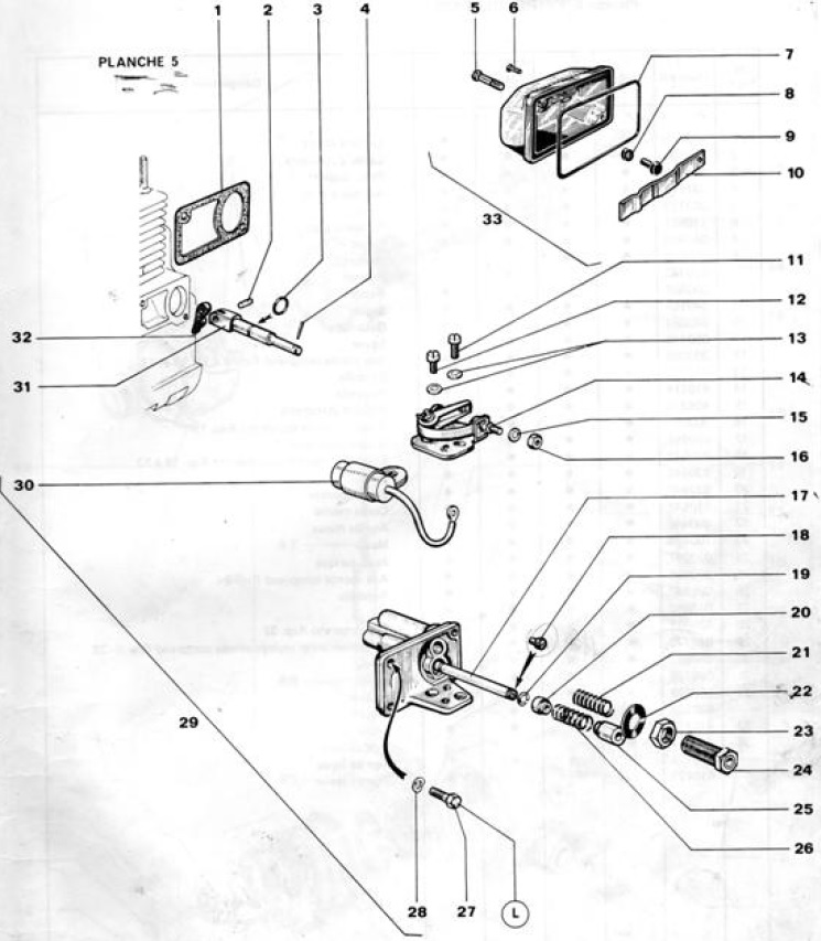 moteur - Allumage moteur bernard w110 pp4 Plan_a11