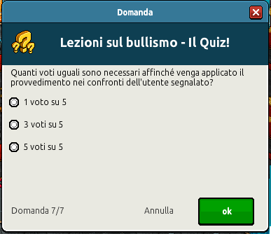 [IT] Quiz AMB 27/04: Lezioni sul Bullismo! -hlfo255