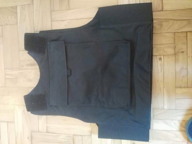 Post-Invasion Black Iraqi Body Armor Vest Fy1fax10