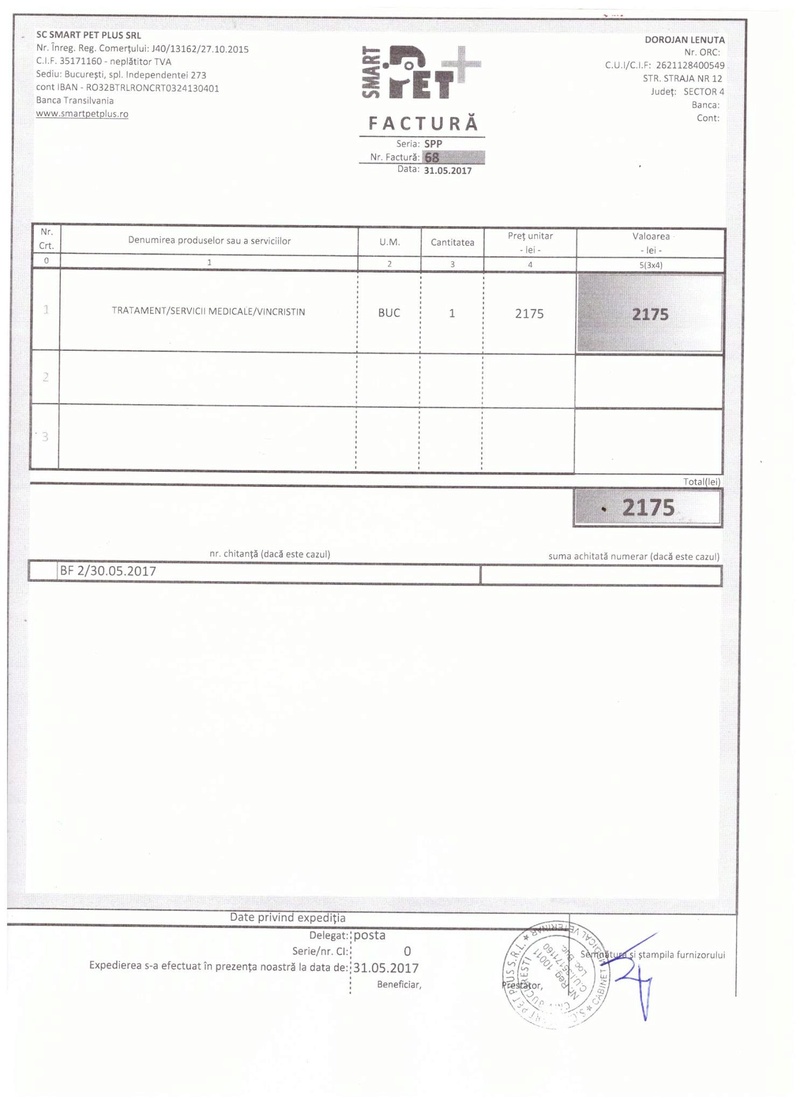 APPEL AUX DONS POUR PAYER LES FACTURES VETERINAIRES DES LOULOUS DE LENUTA - Page 9 18926110