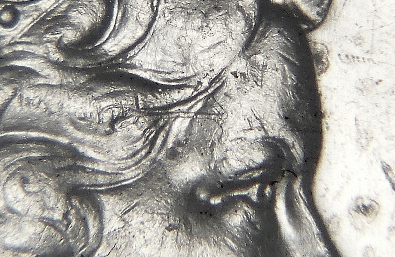 1973 - Coin endommagé derrière oeil de la reine (die damage) Ca_0_148