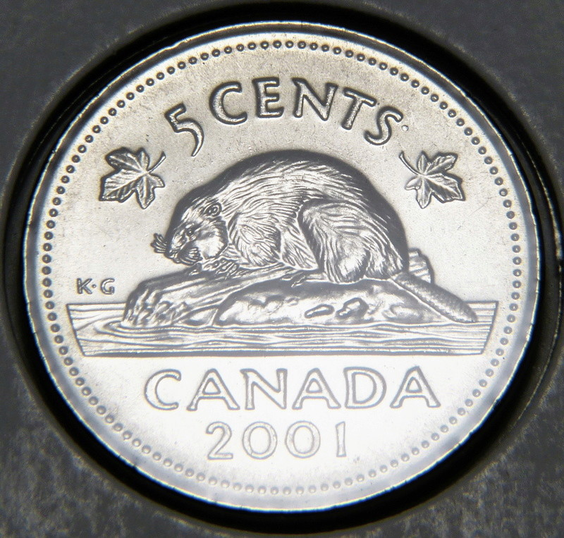 2001P - Point après le "S" de "CENTS" (Dot after "S") Ca_0_401