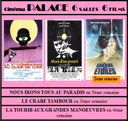 A L'AFFICHE EN DECEMBRE 1977 Palace20