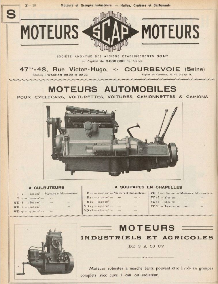 moteur Scap pour Licorne 814