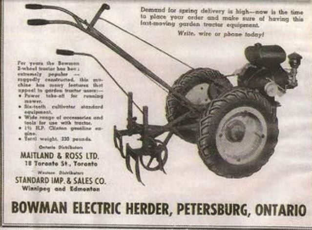 BOWMAN garden tractors (Ontario) 000107