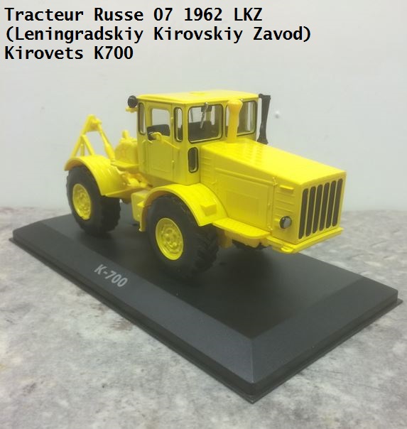 Collection Hachette en Russie: tracteurs au 1/43 00262