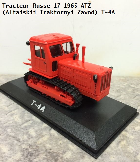 Collection Hachette en Russie: tracteurs au 1/43 00267