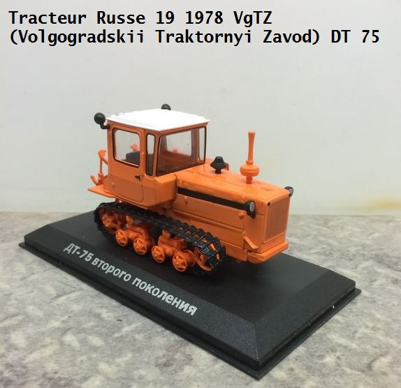 Collection Hachette en Russie: tracteurs au 1/43 00268