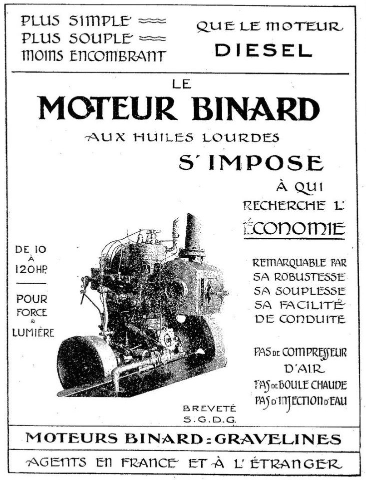 moteur BINARD semi-Diesel 064