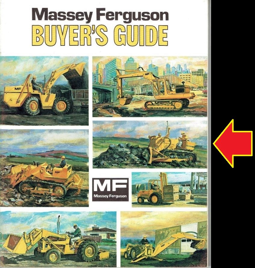 Identification Bulldozer Massey ferguson 1358