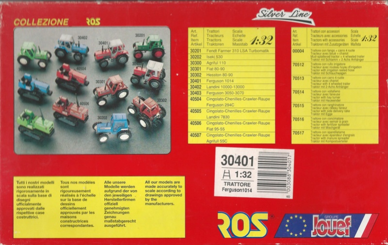 les miniatures ROS au 1/32 (distribué en France par JOUEF) Mf_10114
