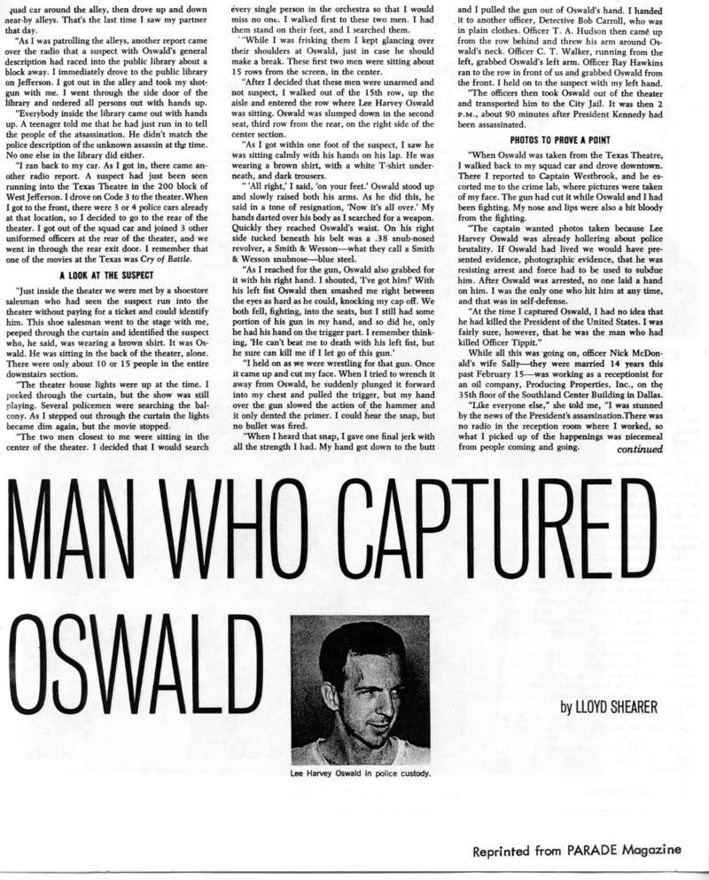 Nick McDonald - DPD - The man who allegedly captured Oswald 310