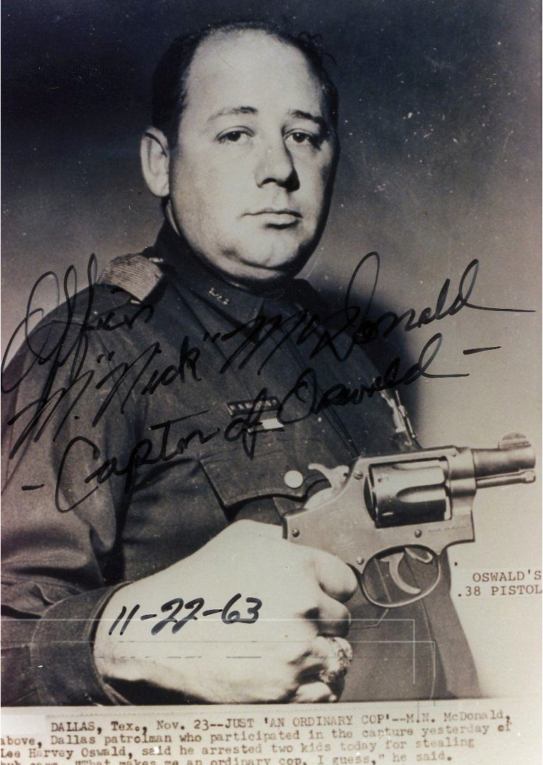 Nick McDonald - DPD - The man who allegedly captured Oswald Nick_m10