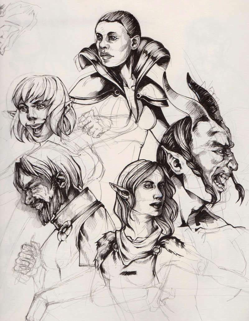 erode - croquis et WIP - Page 5 Dragon10