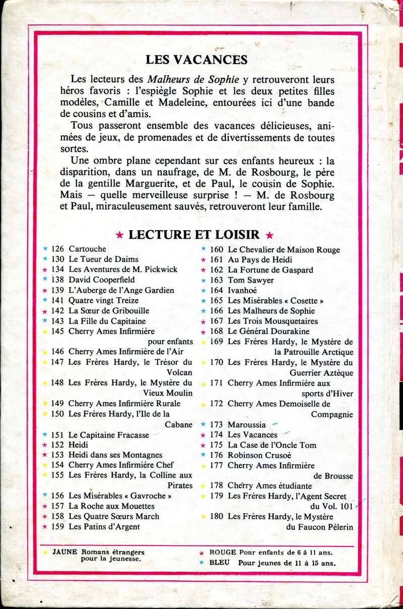 Collection Lecture et loisirs - Librairie Charpentier Paris 000310
