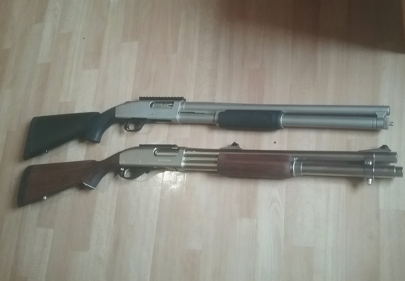 Remington 870 Marine et Mossberg 500 Mariner 20170323