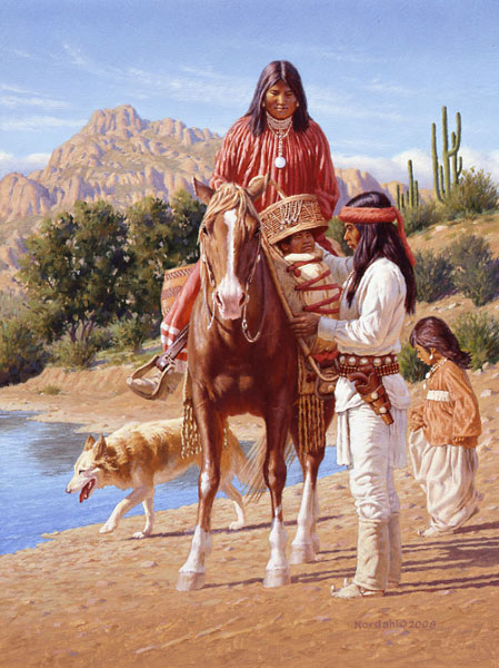 Gravures32 : Native Indians : Apache 1135