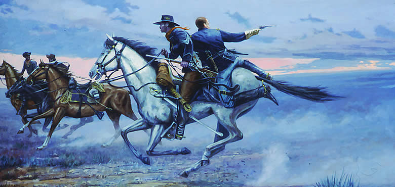 Gravures14 : US Cavalry2 - Custer - Little Big Horn 1415