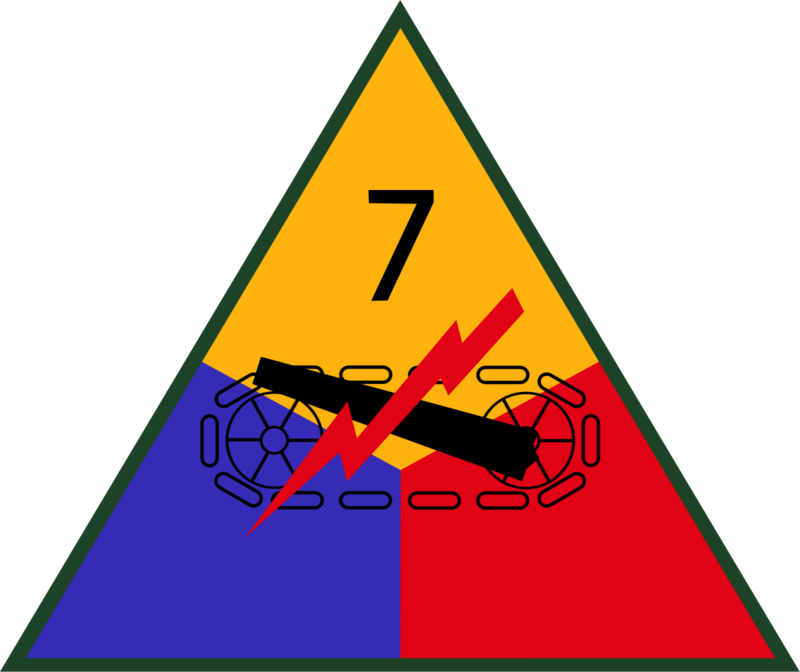 drapeau de la 7eme armored division  7th_us10