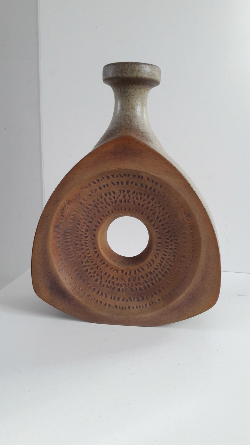 Art Pottery Lamp Base with Small Unidentified Mark 20170310