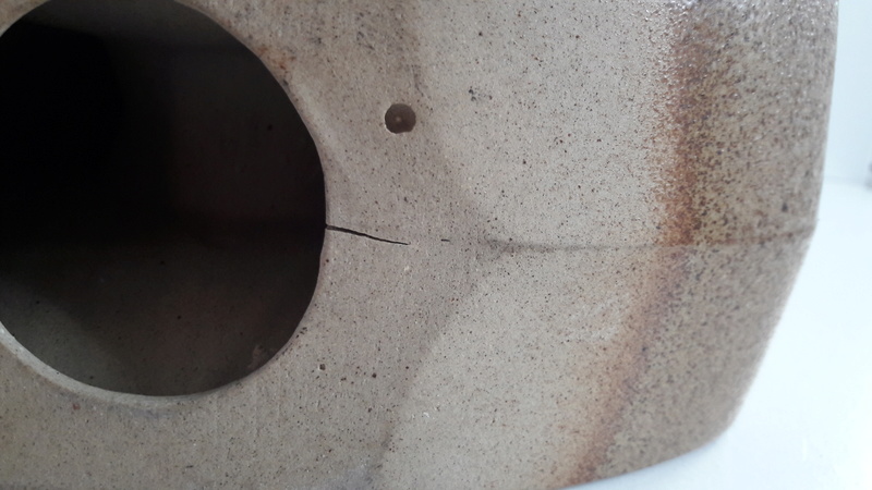 Art Pottery Lamp Base with Small Unidentified Mark 20170312