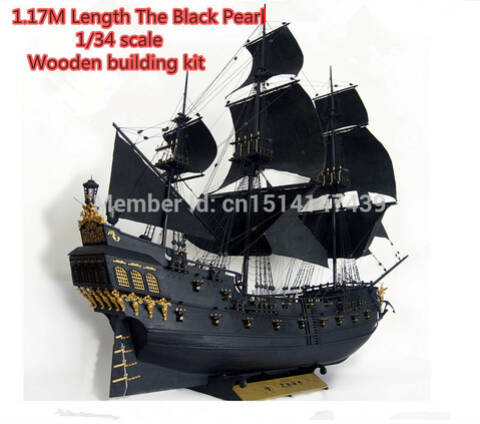 Pirate Black Pearl [KNL Hobby Model 1/34°] de dejong