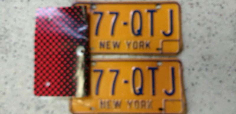 Original 1973 New York License Plates Plates11