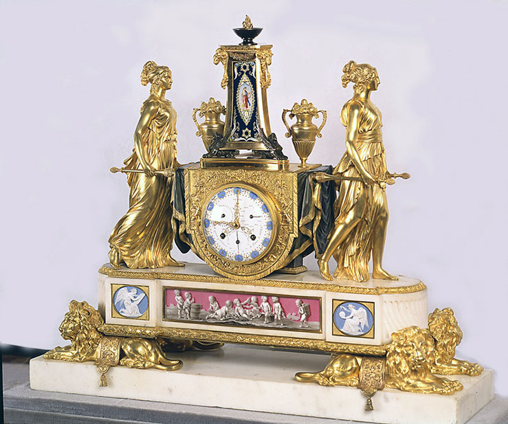 Pendules Marie-Antoinette, Louis XVI et XVIIIe siècle Pendul10