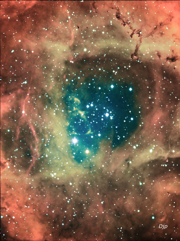 NGC 2244  en L-HOS Sho_tr11