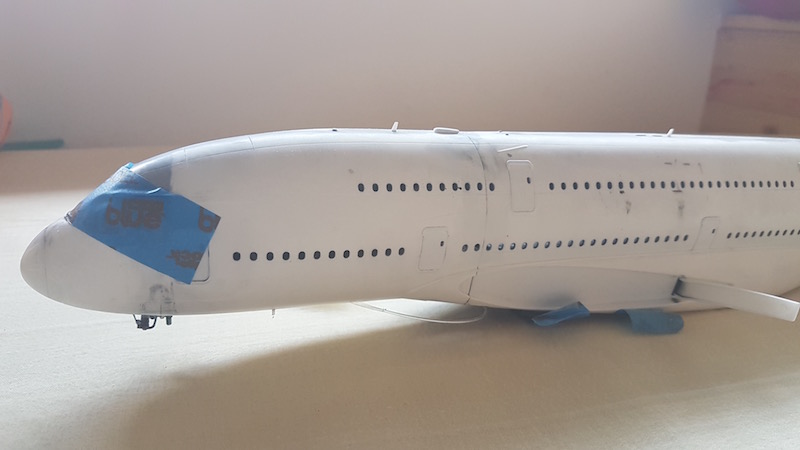 Airbus A380 - AIRFRANCE - Heller - 1/125 - éclairage LED - Page 2 20170422