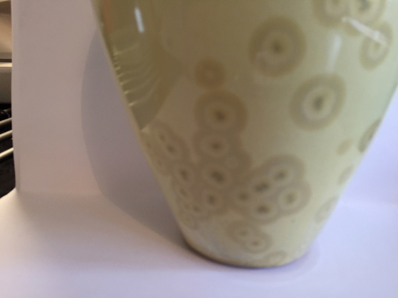 Vase with really unusual glaze Img_2026