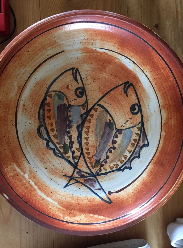 Large platter with fish decoration - Charles Audoin? Img_2046