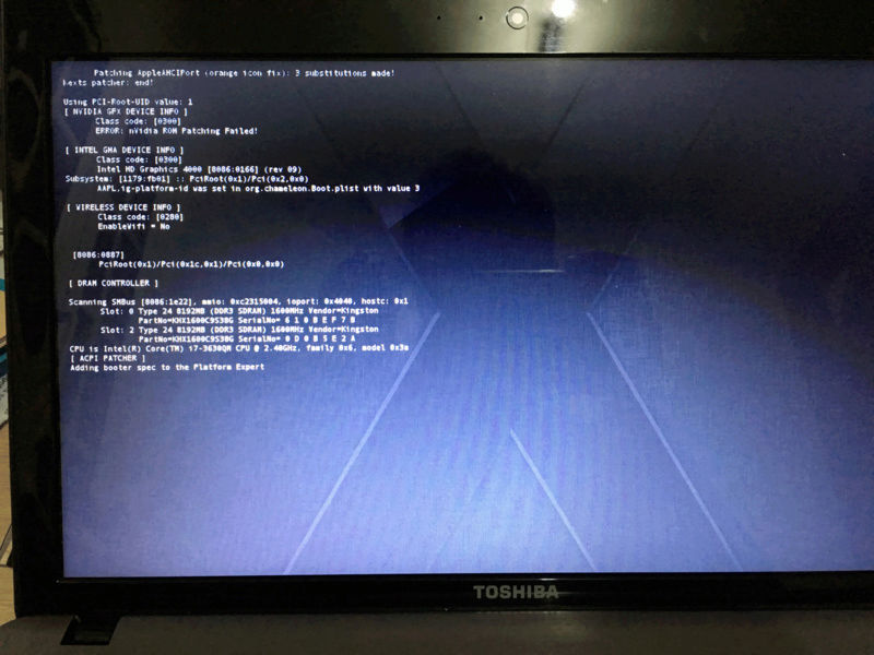 Tentative de hackintoshage d'un TOSHIBA P850-33g - Page 4 Img_4117