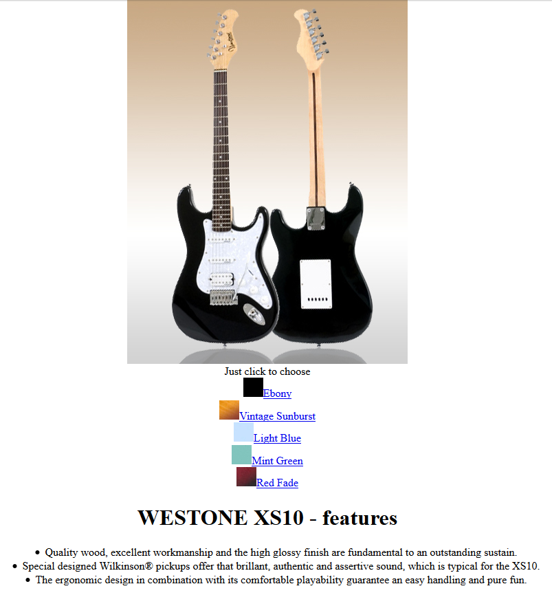 german - German Westone Guitars Information Weston10
