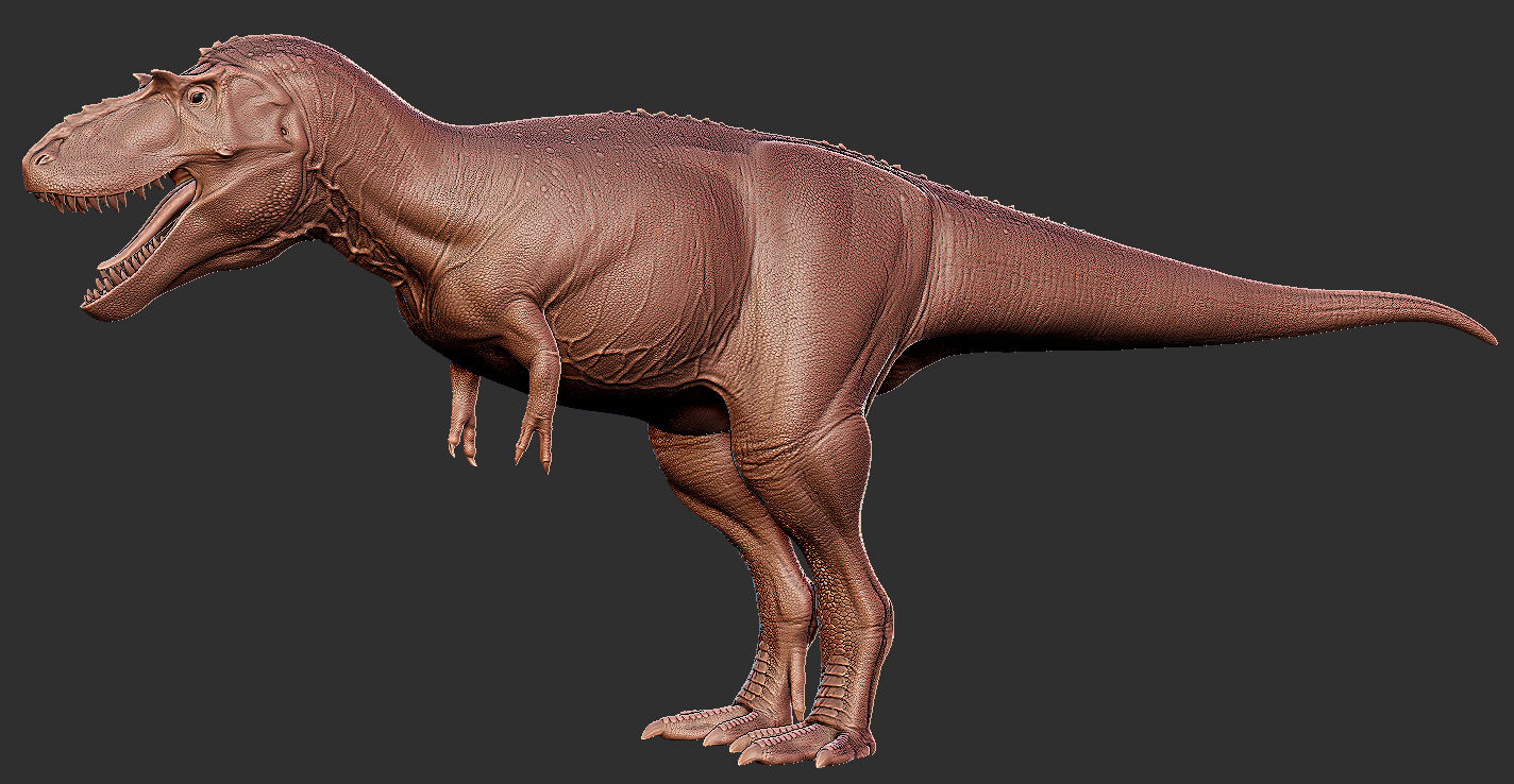 Albertosaurus 3D Model Art Albert11